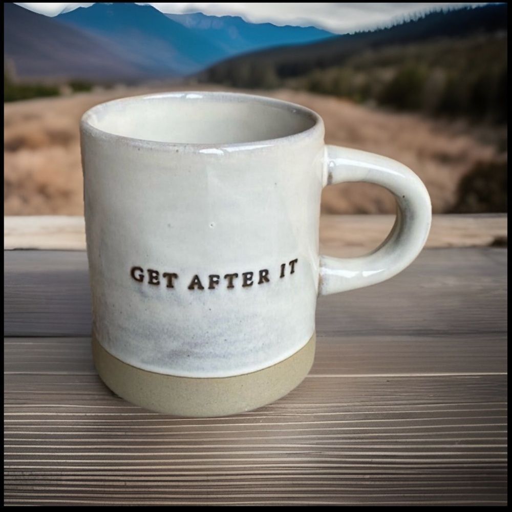 Hearth & Hand (Get After It ) Stoneware Coffee Mug